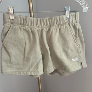north face sweatshorts size small